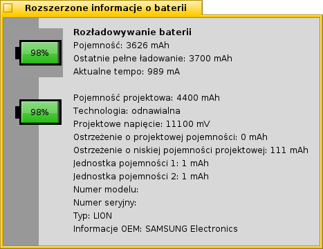 Battery selection with B_MENU_SELECTED_BACKGROUND_COLOR